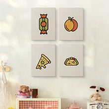 Carica l'immagine nel visualizzatore di Gallery, Punch Needle Kit (4 pezzi) con cornici - Dolce e Salato