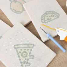 Carica l'immagine nel visualizzatore di Gallery, Punch Needle Kit (4 pezzi) con cornici - Dolce e Salato