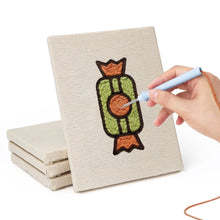 Carica l'immagine nel visualizzatore di Gallery, Punch Needle Kit (4 pezzi) con cornici - Dolce e Salato