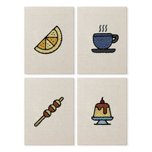 Carica l'immagine nel visualizzatore di Gallery, Punch Needle Kit (4 pezzi) con cornici - Delizie di Dessert Figured'Art