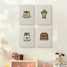 Carica l'immagine nel visualizzatore di Gallery, Punch Needle Kit (4 pezzi) con cornici - Momenti Golosi