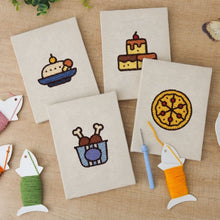 Carica l'immagine nel visualizzatore di Gallery, Punch Needle Kit (4 pezzi) con cornici - Bocconi Gustosi