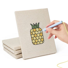 Carica l'immagine nel visualizzatore di Gallery, Punch Needle Kit (4 pezzi) con cornici - Frutta fresca