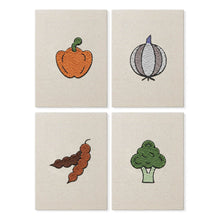 Carica l'immagine nel visualizzatore di Gallery, Punch Needle Kit (4 pezzi) con cornici - Delizie di Verdure Figured'Art