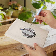 Carica l'immagine nel visualizzatore di Gallery, Punch Needle Kit (4 pezzi) con cornici - Delizie di Verdure