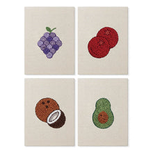 Carica l'immagine nel visualizzatore di Gallery, Punch Needle Kit (4 pezzi) con cornici - Dolce fruttato Figured'Art