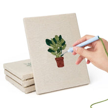 Carica l'immagine nel visualizzatore di Gallery, Punch Needle Kit (4 pezzi) con cornici - Bellezza Botanica