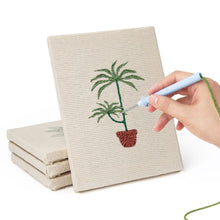 Carica l'immagine nel visualizzatore di Gallery, Punch Needle Kit (4 pezzi) con cornici - Fogliame Rigoglioso