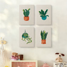 Carica l'immagine nel visualizzatore di Gallery, Punch Needle Kit (4 pezzi) con cornici - Piante da Interno