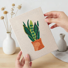 Carica l'immagine nel visualizzatore di Gallery, Punch Needle Kit (4 pezzi) con cornici - Piante da Interno