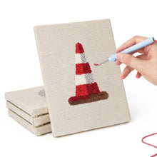 Carica l'immagine nel visualizzatore di Gallery, Punch Needle Kit (4 pezzi) con cornici - Giorno della Gara