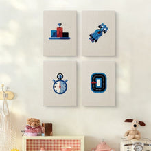 Carica l'immagine nel visualizzatore di Gallery, Punch Needle Kit (4 pezzi) con cornici - Pit Stop