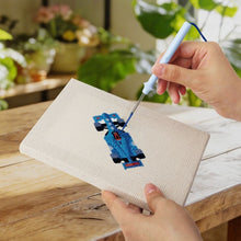 Carica l'immagine nel visualizzatore di Gallery, Punch Needle Kit (4 pezzi) con cornici - Pit Stop