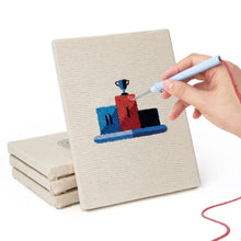 Carica l'immagine nel visualizzatore di Gallery, Punch Needle Kit (4 pezzi) con cornici - Pit Stop