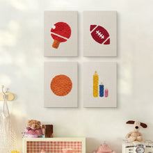 Carica l'immagine nel visualizzatore di Gallery, Punch Needle Kit (4 pezzi) con cornici - Divertimento Sportivo