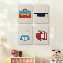 Carica l'immagine nel visualizzatore di Gallery, Punch Needle Kit (4 pezzi) con cornici - Vita da Studente