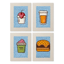 Carica l'immagine nel visualizzatore di Gallery, Punch Needle Kit (4 pezzi) con cornici - Sapori Illustrati Figured'Art