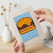 Carica l'immagine nel visualizzatore di Gallery, Punch Needle Kit (4 pezzi) con cornici - Sapori Illustrati