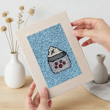 Carica l'immagine nel visualizzatore di Gallery, Punch Needle Kit (4 pezzi) con cornici - Dolci da Colazione 1