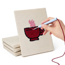 Carica l'immagine nel visualizzatore di Gallery, Punch Needle Kit (4 pezzi) con cornici - Dolci da Colazione 2