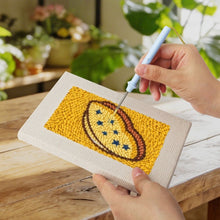 Carica l'immagine nel visualizzatore di Gallery, Punch Needle Kit (4 pezzi) con cornici - Snack Golosi 1