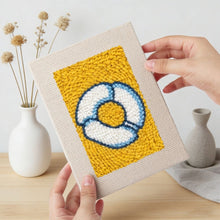 Carica l'immagine nel visualizzatore di Gallery, Punch Needle Kit (4 pezzi) con cornici - Snack Golosi 1