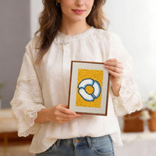 Carica l'immagine nel visualizzatore di Gallery, Punch Needle Kit (4 pezzi) con cornici - Snack Golosi 1