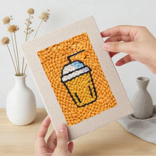 Carica l'immagine nel visualizzatore di Gallery, Punch Needle Kit (4 pezzi) con cornici - Pasto Gustoso