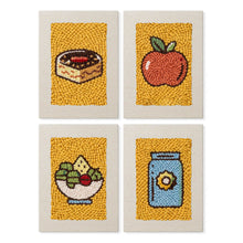 Carica l'immagine nel visualizzatore di Gallery, Punch Needle Kit (4 pezzi) con cornici - Pausa Pranzo Figured'Art