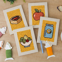 Carica l'immagine nel visualizzatore di Gallery, Punch Needle Kit (4 pezzi) con cornici - Pausa Pranzo