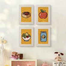 Carica l'immagine nel visualizzatore di Gallery, Punch Needle Kit (4 pezzi) con cornici - Pausa Pranzo