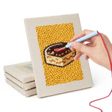 Carica l'immagine nel visualizzatore di Gallery, Punch Needle Kit (4 pezzi) con cornici - Pausa Pranzo