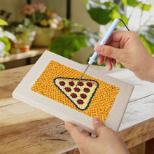 Carica l'immagine nel visualizzatore di Gallery, Punch Needle Kit (4 pezzi) con cornici - Snack Attack