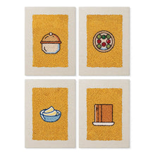 Carica l'immagine nel visualizzatore di Gallery, Punch Needle Kit (4 pezzi) con cornici - Dolci da Forno Figured'Art