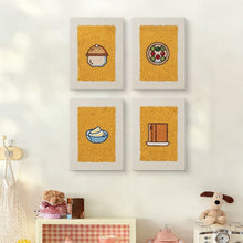Carica l'immagine nel visualizzatore di Gallery, Punch Needle Kit (4 pezzi) con cornici - Dolci da Forno
