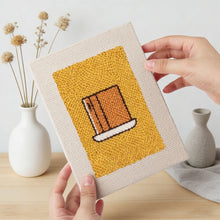 Carica l'immagine nel visualizzatore di Gallery, Punch Needle Kit (4 pezzi) con cornici - Dolci da Forno