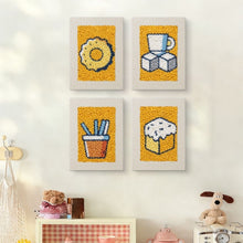 Carica l'immagine nel visualizzatore di Gallery, Punch Needle Kit (4 pezzi) con cornici - Delizie Gustose