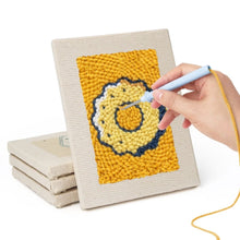 Carica l'immagine nel visualizzatore di Gallery, Punch Needle Kit (4 pezzi) con cornici - Delizie Gustose