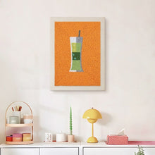 Carica l'immagine nel visualizzatore di Gallery, Punch Needle Kit con cornice - Cocktail 1