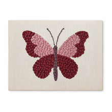 Carica l'immagine nel visualizzatore di Gallery, Punch Needle Kit con cornice - Farfalla Rosa Figured'Art