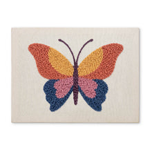 Carica l'immagine nel visualizzatore di Gallery, Punch Needle Kit con cornice - Farfalla Arancione Figured'Art