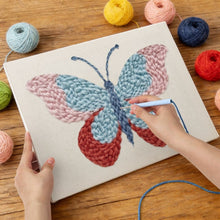 Carica l'immagine nel visualizzatore di Gallery, Punch Needle Kit con cornice - Ali di Primavera