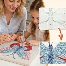 Carica l'immagine nel visualizzatore di Gallery, Punch Needle Kit con cornice - Ali di Primavera
