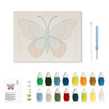Carica l'immagine nel visualizzatore di Gallery, Punch Needle Kit con cornice - Ali di Primavera