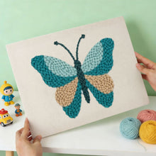 Carica l'immagine nel visualizzatore di Gallery, Punch Needle Kit con cornice - Colori in Volo