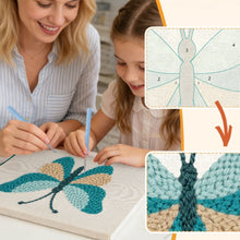 Carica l'immagine nel visualizzatore di Gallery, Punch Needle Kit con cornice - Colori in Volo