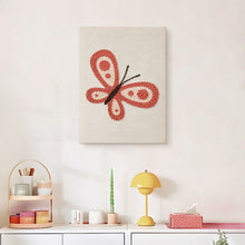 Carica l'immagine nel visualizzatore di Gallery, Punch Needle Kit con cornice - Farfalla Rossa