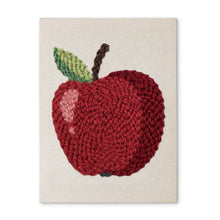 Carica l'immagine nel visualizzatore di Gallery, Punch Needle Kit con cornice - Mela Rossa Figured'Art