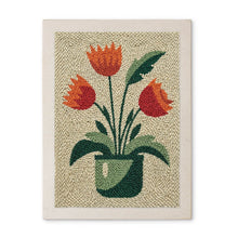 Carica l'immagine nel visualizzatore di Gallery, Punch Needle Kit con cornice - Tulipani in Fiore Figured'Art