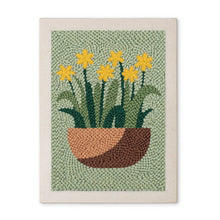 Carica l'immagine nel visualizzatore di Gallery, Punch Needle Kit con cornice - Narcisi al Sole Figured'Art